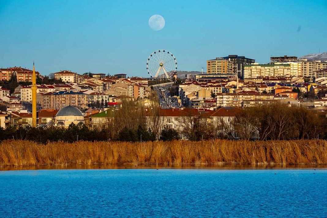 Gölbaşı sakinleri romantik gün batımının tadını doyasıya çıkardı 4